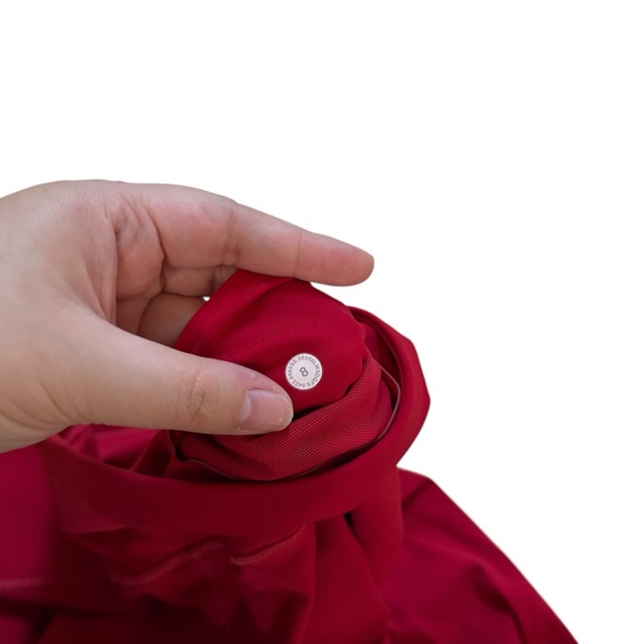 Lululemon Base Pace High Rise Running Tights Leggings 28" Dark Red Size 8 - Picture 3 of 4